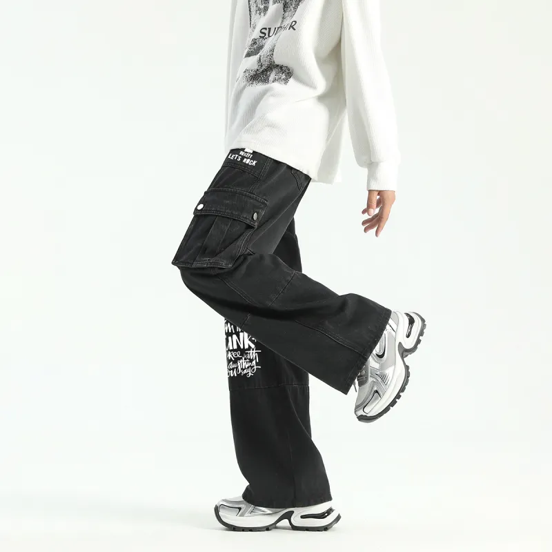 Qnxeey Jeans Unisex-5