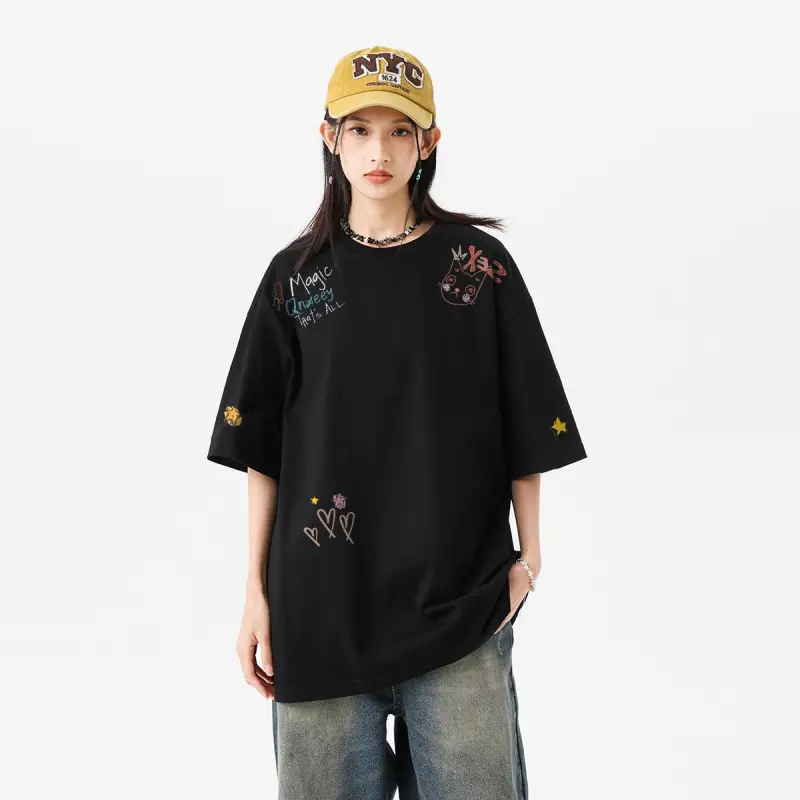 Qnxeey T Shirts Unisex-4