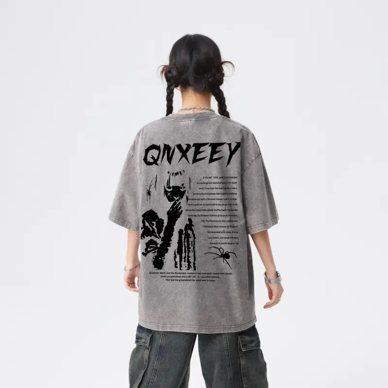 Qnxeey T Shirts Unisex-7