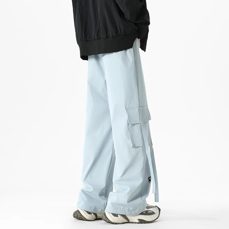 Qnxeey Casual Pants Unisex-13
