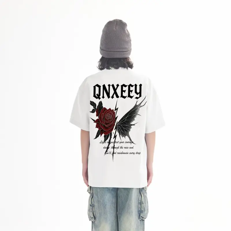 Qnxeey T Shirts Unisex-7