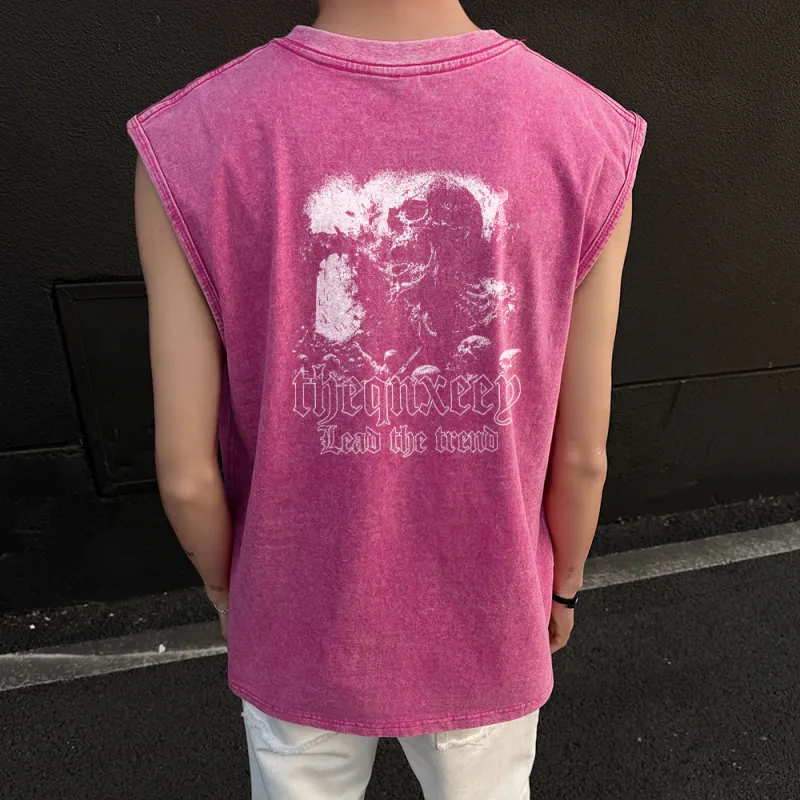 Qnxeey Tank Tops Unisex-13