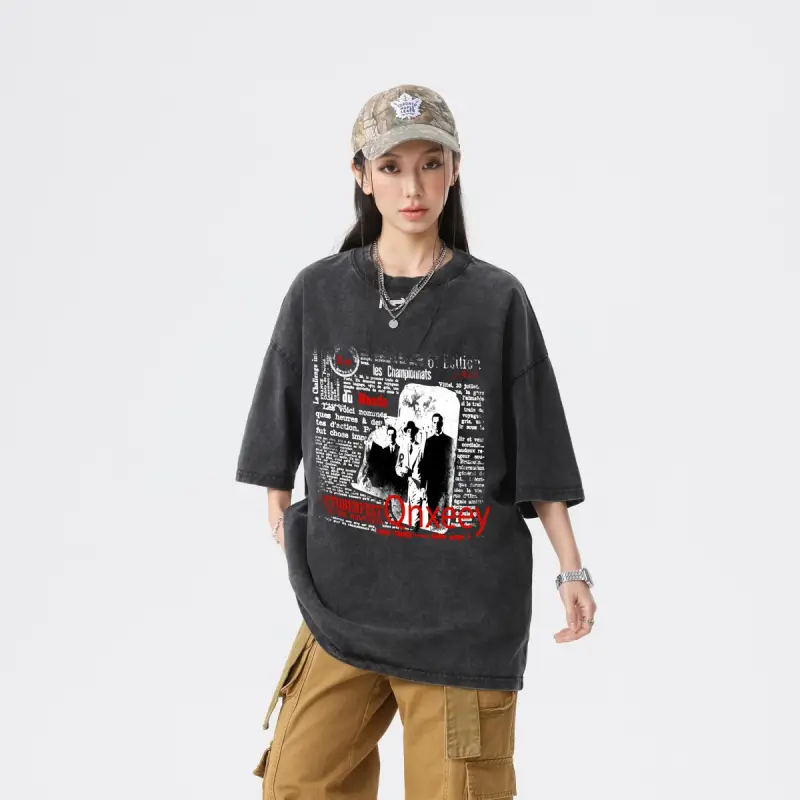 Qnxeey T Shirts Unisex-2