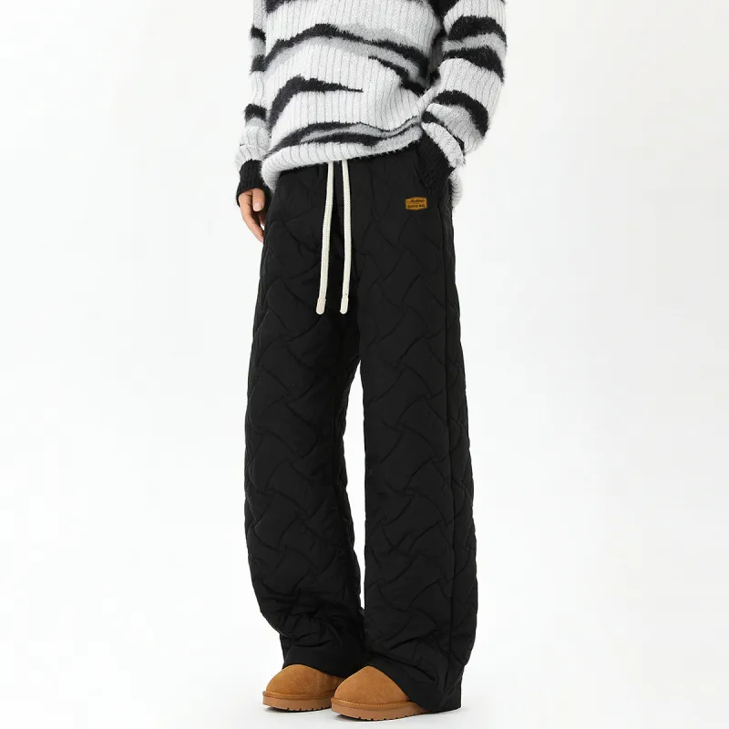 Qnxeey Casual Pants Unisex-9