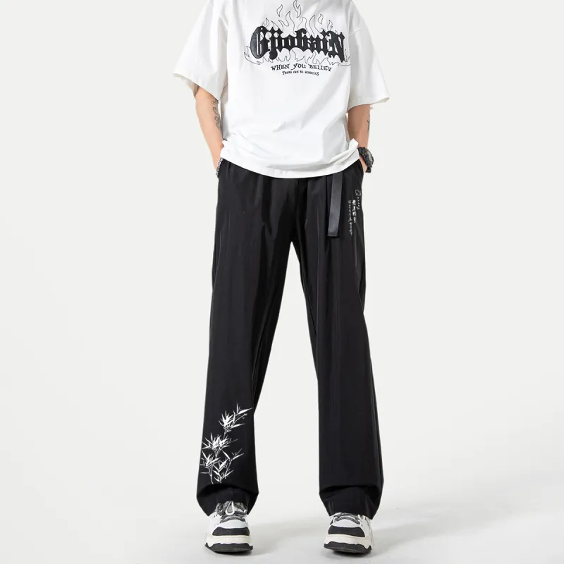 Qnxeey Suit Trousers Unisex-5