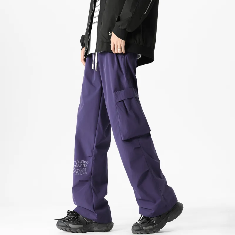 Qnxeey Cargo Pants Unisex-18