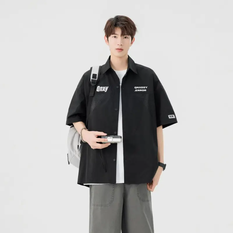 Qnxeey Shirts Unisex-3