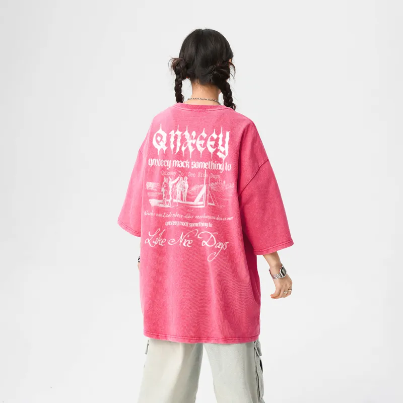 Qnxeey T Shirts Unisex-6
