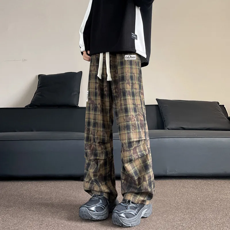 Qnxeey Casual Pants Unisex-19