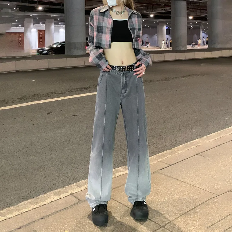 Qnxeey Jeans Unisex-2