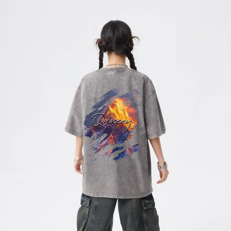 Qnxeey T Shirts Unisex-8
