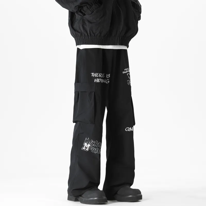 Qnxeey Cargo Pants Unisex-12