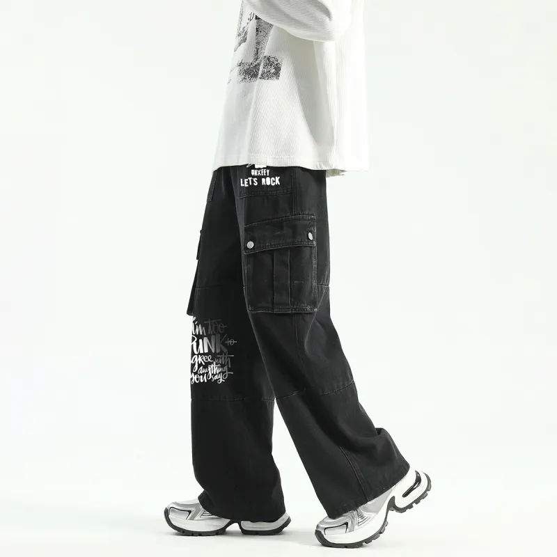Qnxeey Jeans Unisex-4