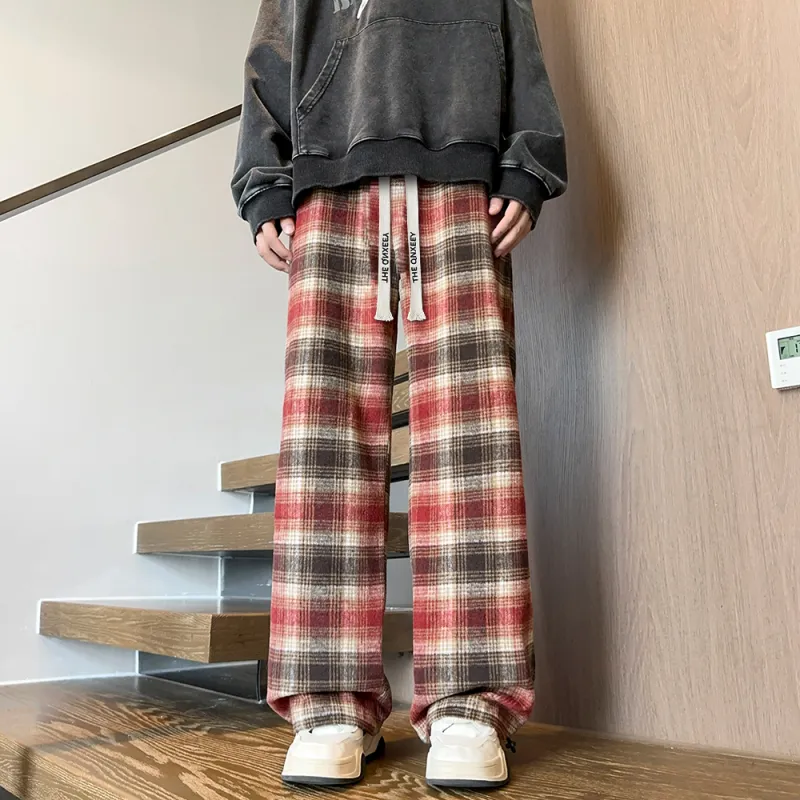 Qnxeey Casual Pants Unisex-15