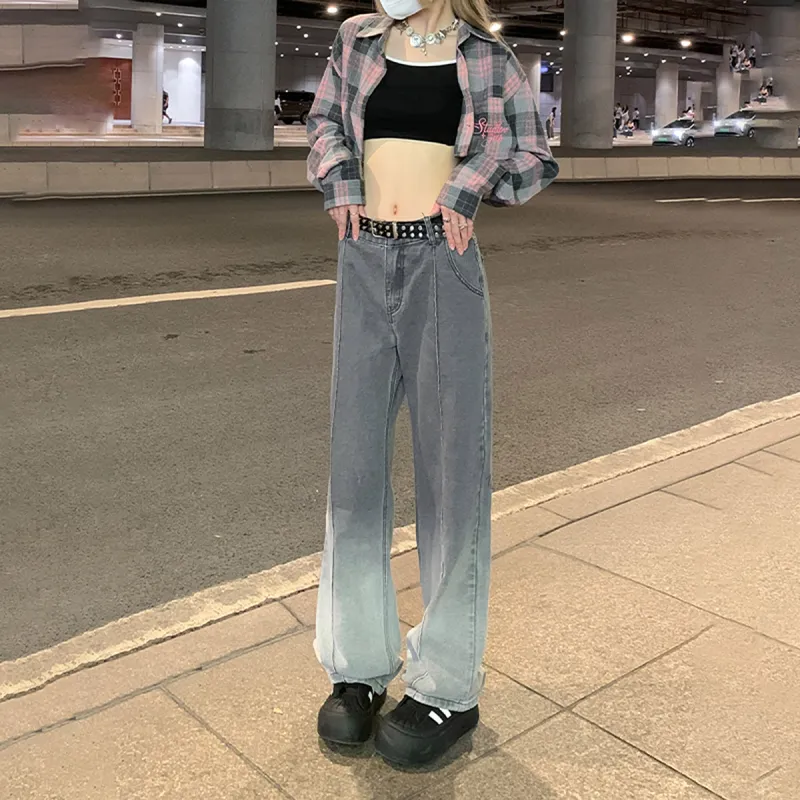 Qnxeey Jeans Unisex-5