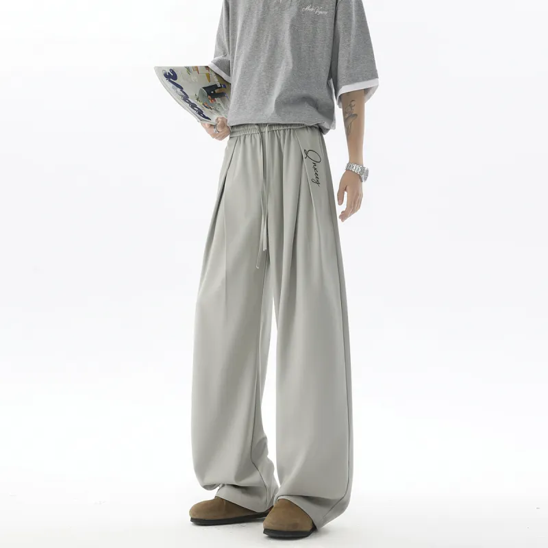 Qnxeey Casual Pants Unisex-14