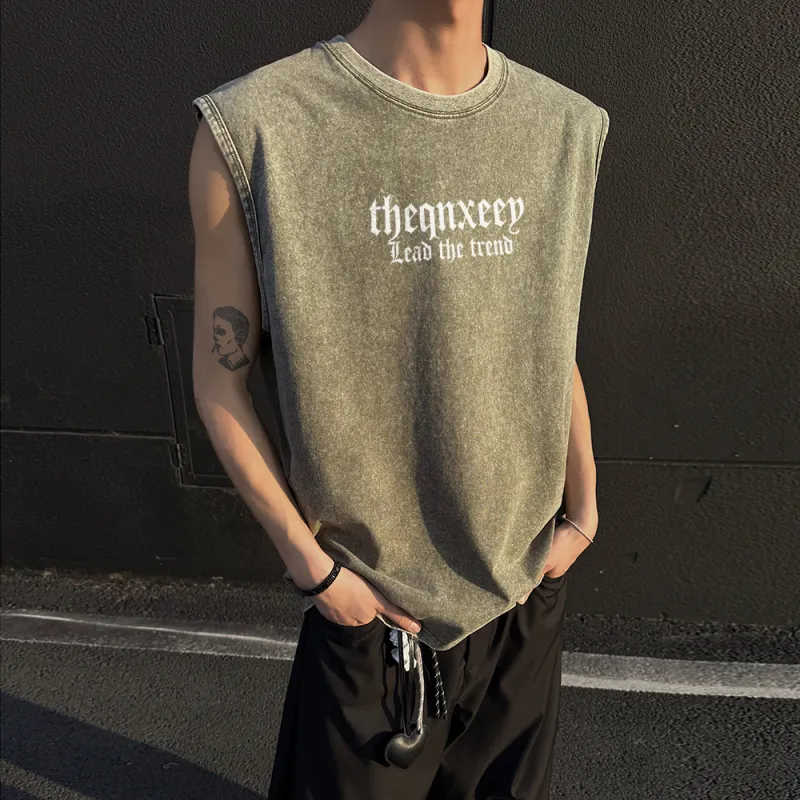 Qnxeey Tank Tops Unisex-17