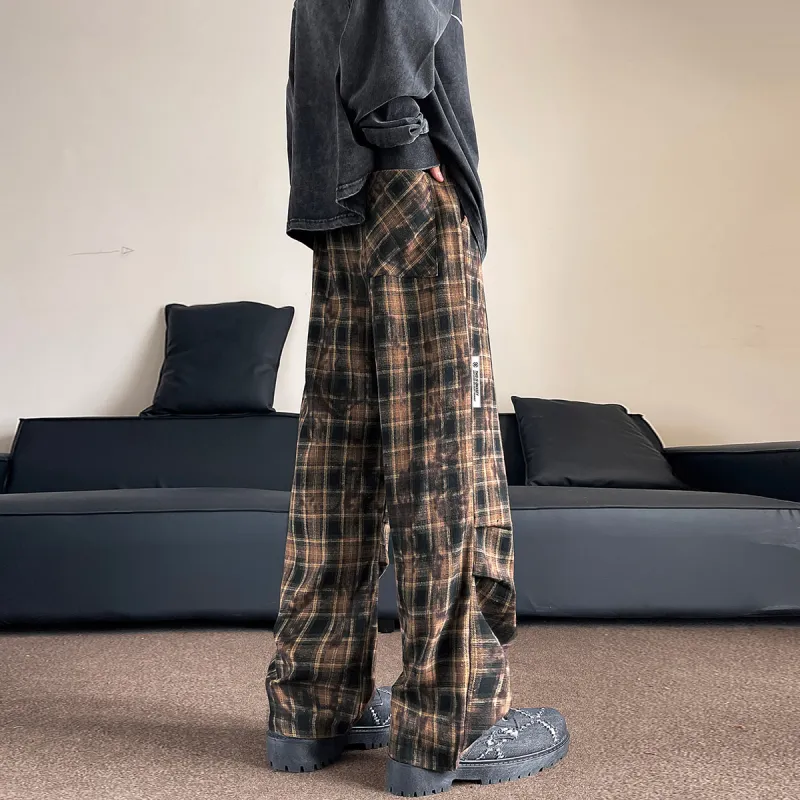 Qnxeey Casual Pants Unisex-6