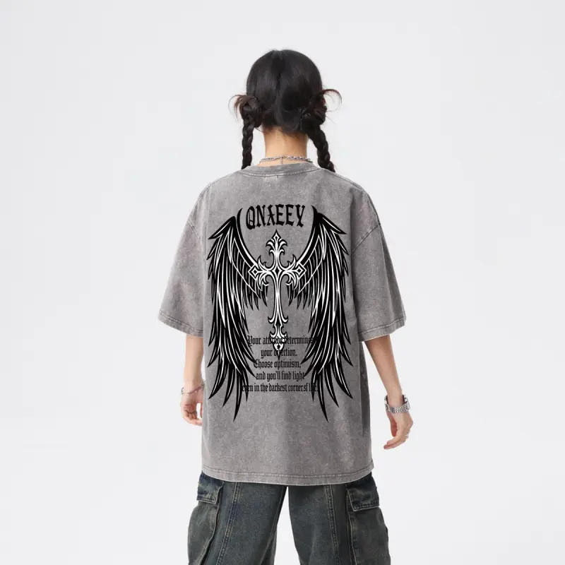 Qnxeey T Shirts Unisex-8