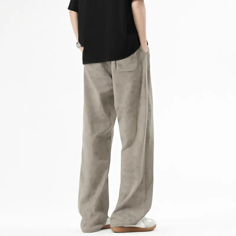 Qnxeey Casual Pants Unisex-9