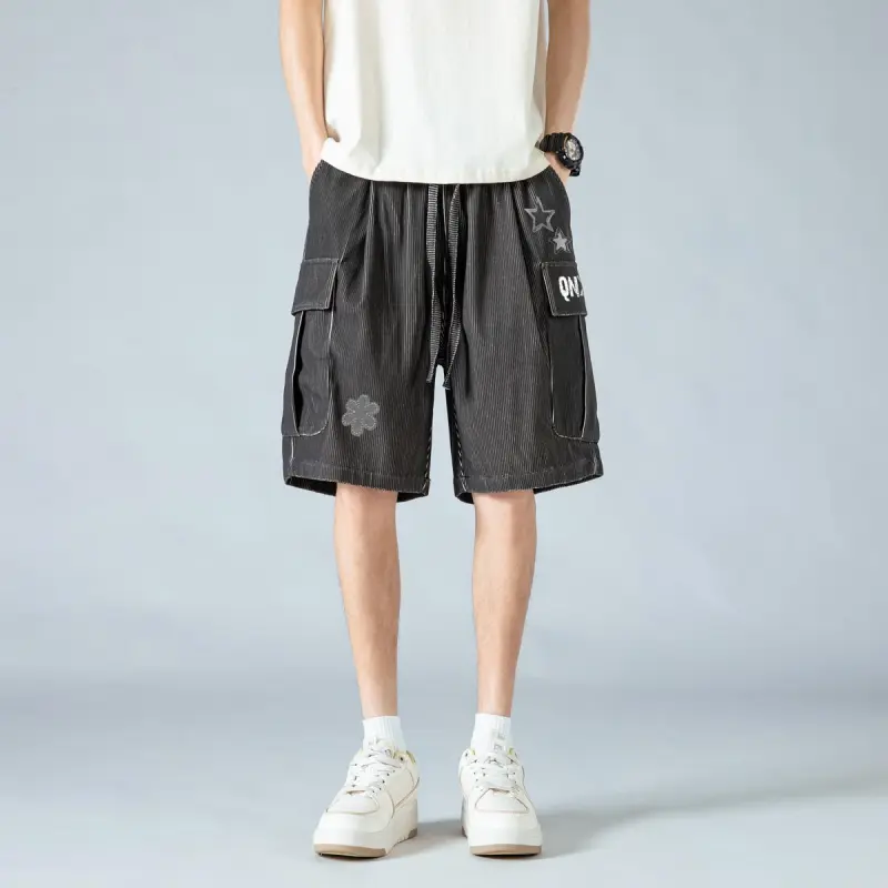 Qnxeey Casual Shorts Unisex-4