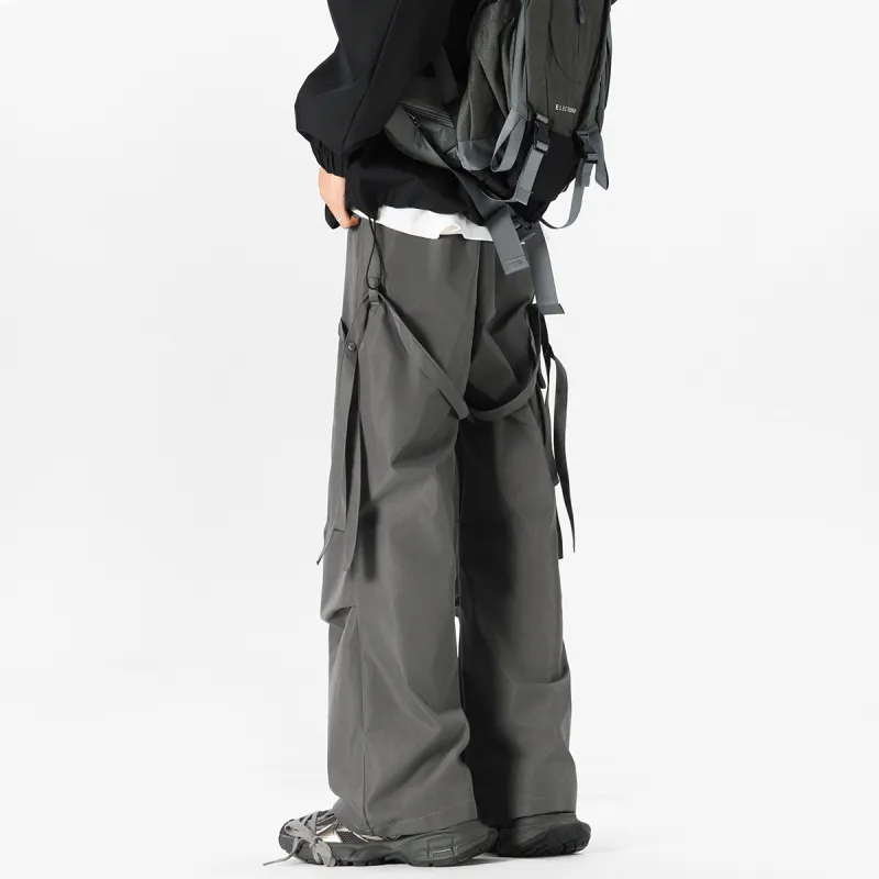 Qnxeey Cargo Pants Unisex-13