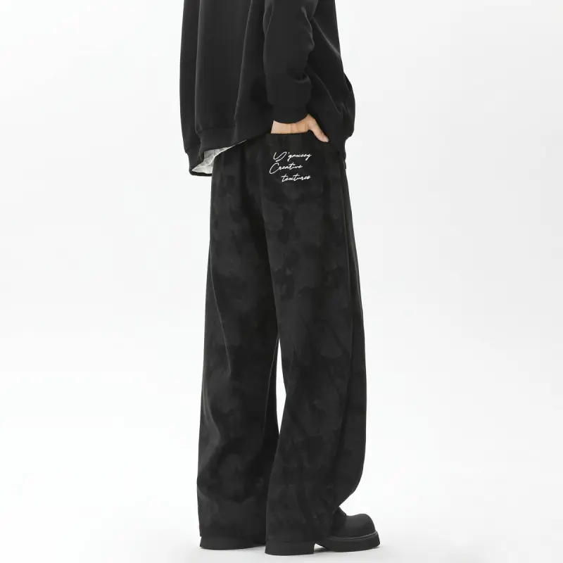 Qnxeey Casual Pants Unisex-2