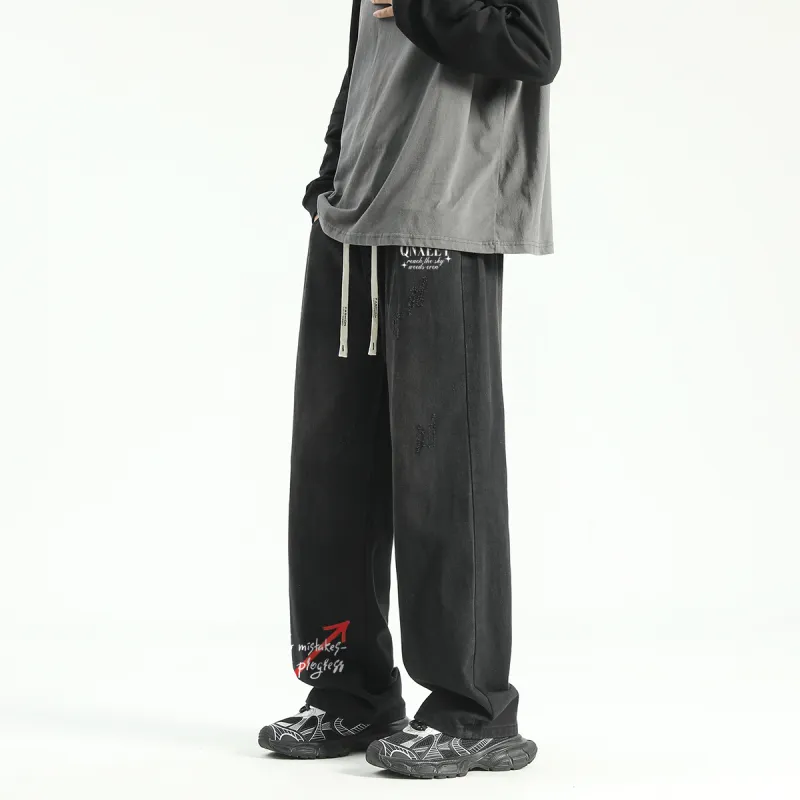 Qnxeey Jeans Unisex-3