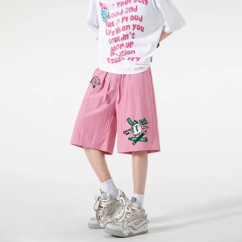 Qnxeey Casual Shorts Unisex-23