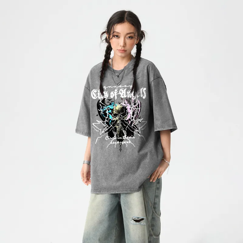 Qnxeey T Shirts Unisex-25
