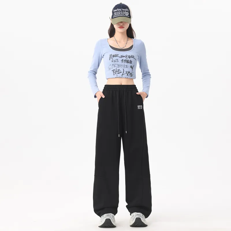 Qnxeey Casual Pants Unisex-21