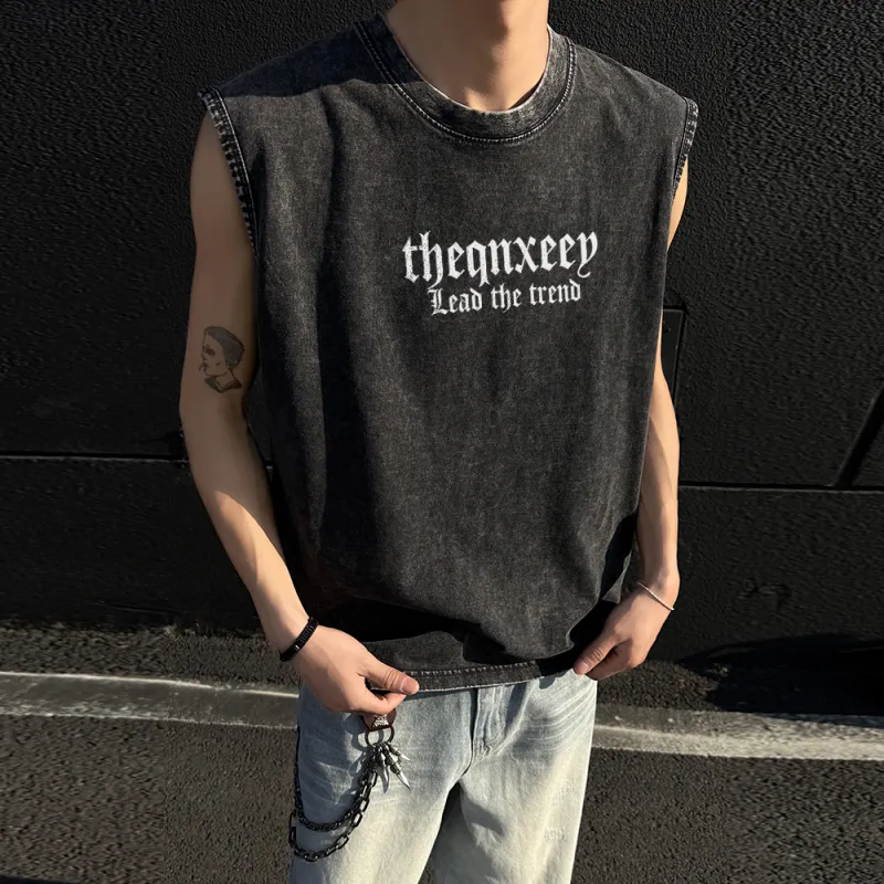 Qnxeey Tank Tops Unisex-2