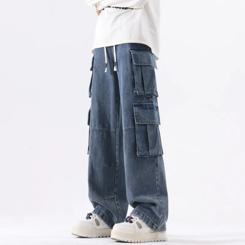 Qnxeey Jeans Unisex-10