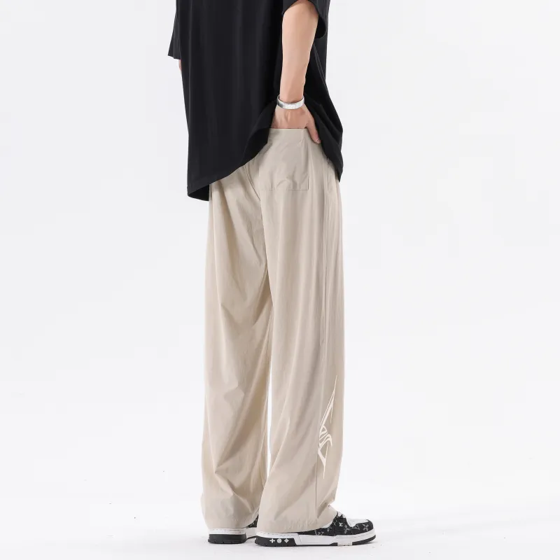 Qnxeey Casual Pants Unisex-8