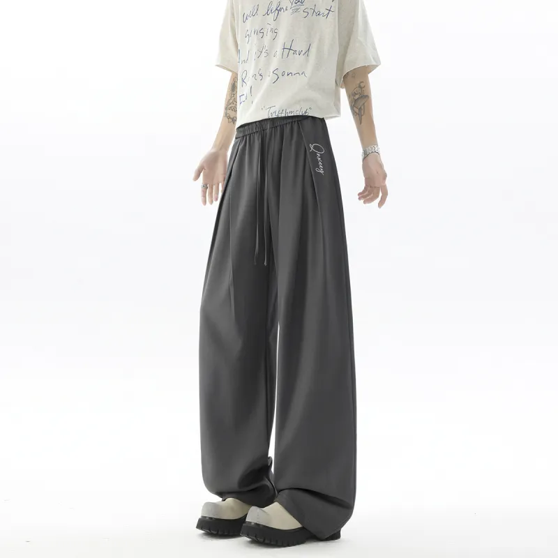 Qnxeey Casual Pants Unisex-8