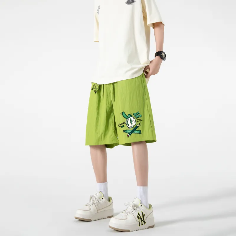 Qnxeey Casual Shorts Unisex-17