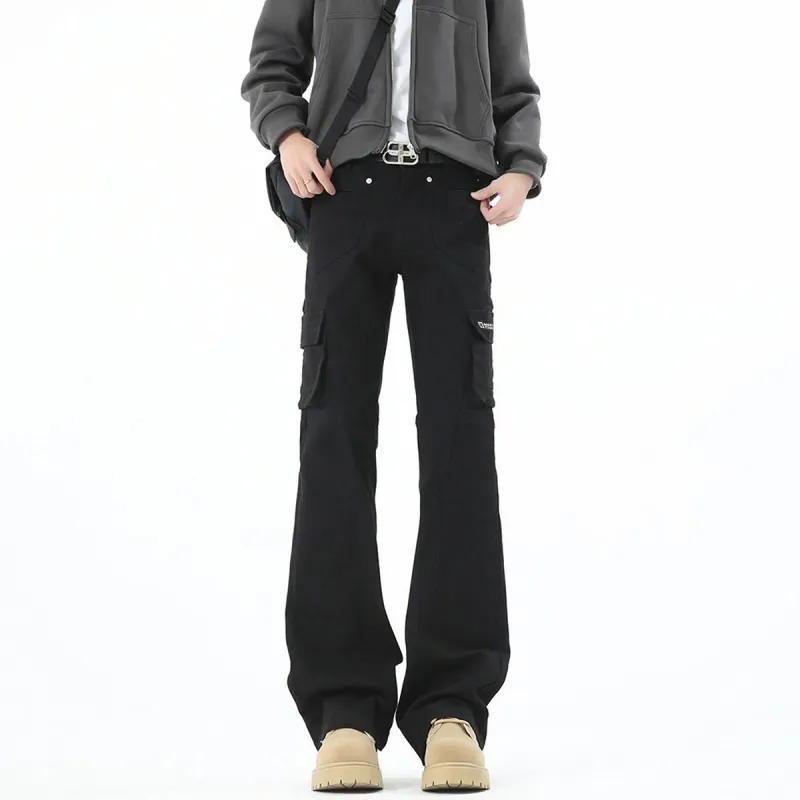 Qnxeey Cargo Pants Unisex Camouflage-10