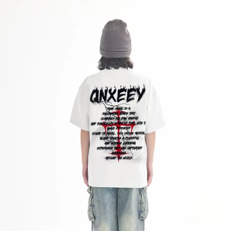 Qnxeey T Shirts Unisex-8
