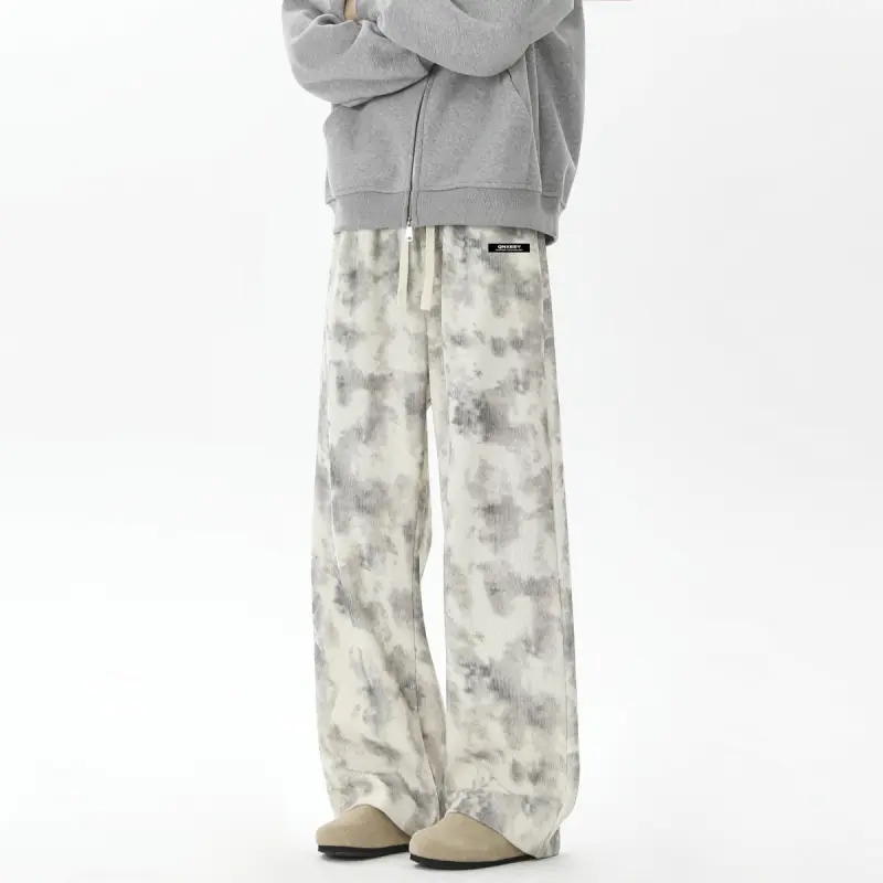 Qnxeey Casual Pants Unisex-4