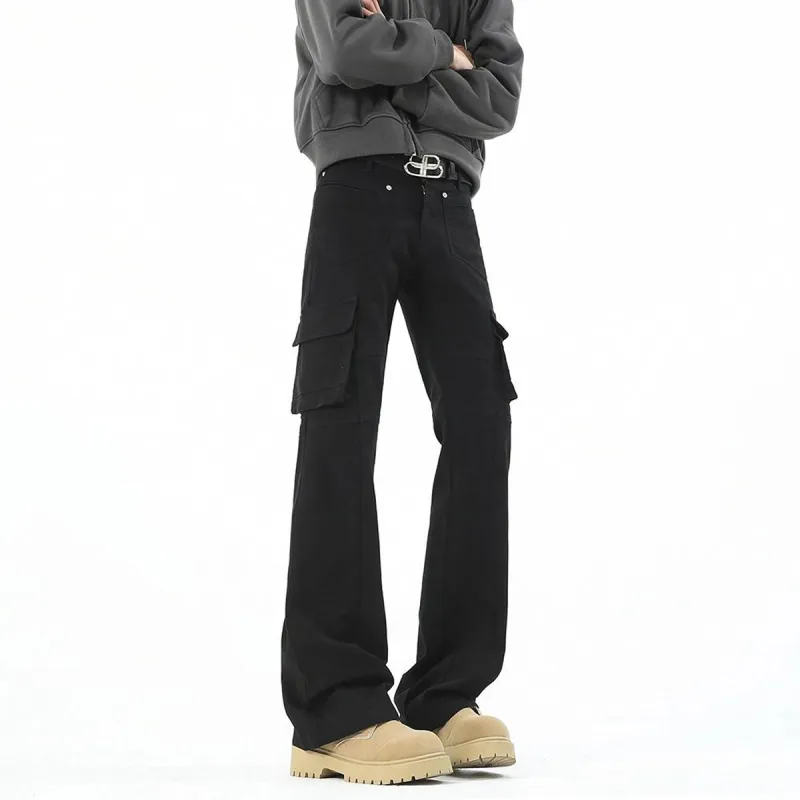 Qnxeey Cargo Pants Unisex Camouflage-9