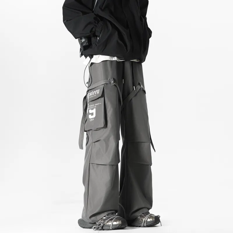 Qnxeey Cargo Pants Unisex-12