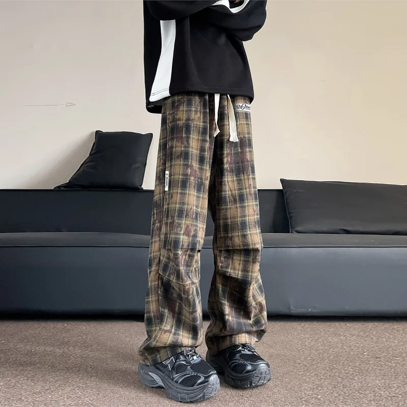 Qnxeey Casual Pants Unisex-18