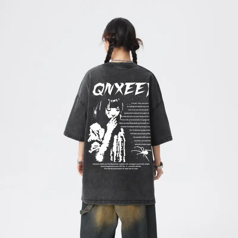 Qnxeey T Shirts Unisex-2