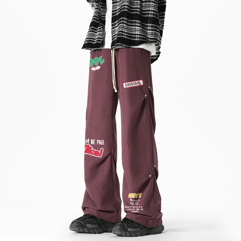 Qnxeey Casual Pants Unisex-29