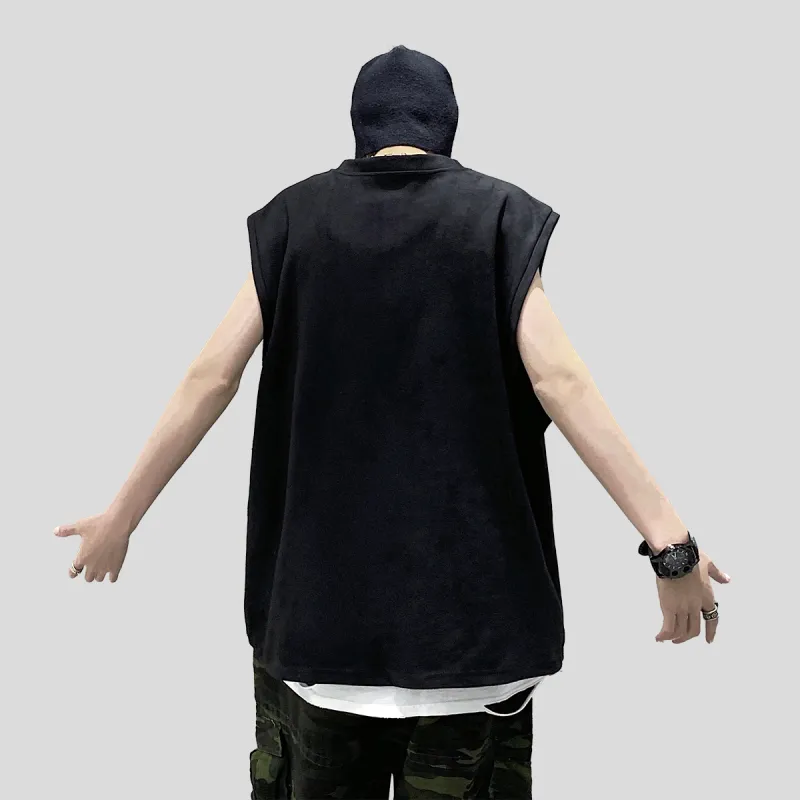 Qnxeey Tank Tops Unisex-2