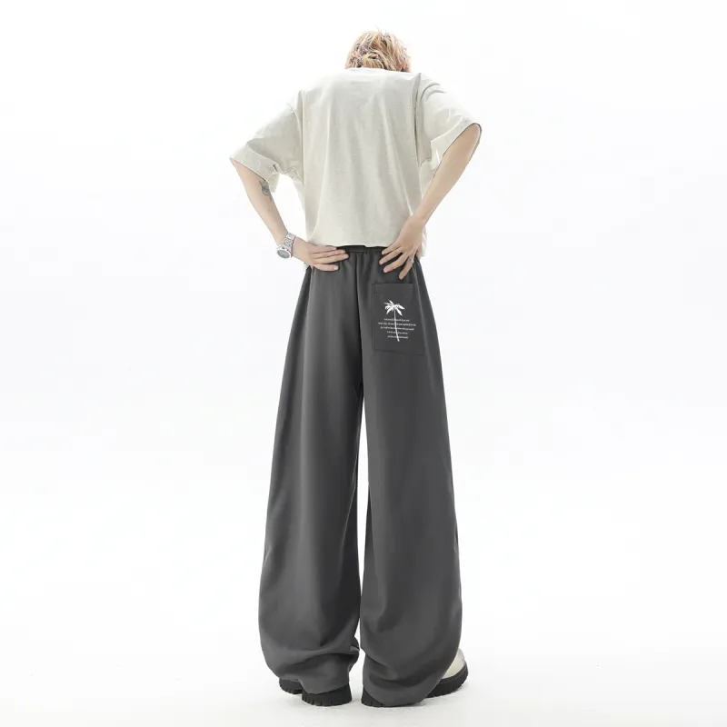 Qnxeey Casual Pants Unisex-9