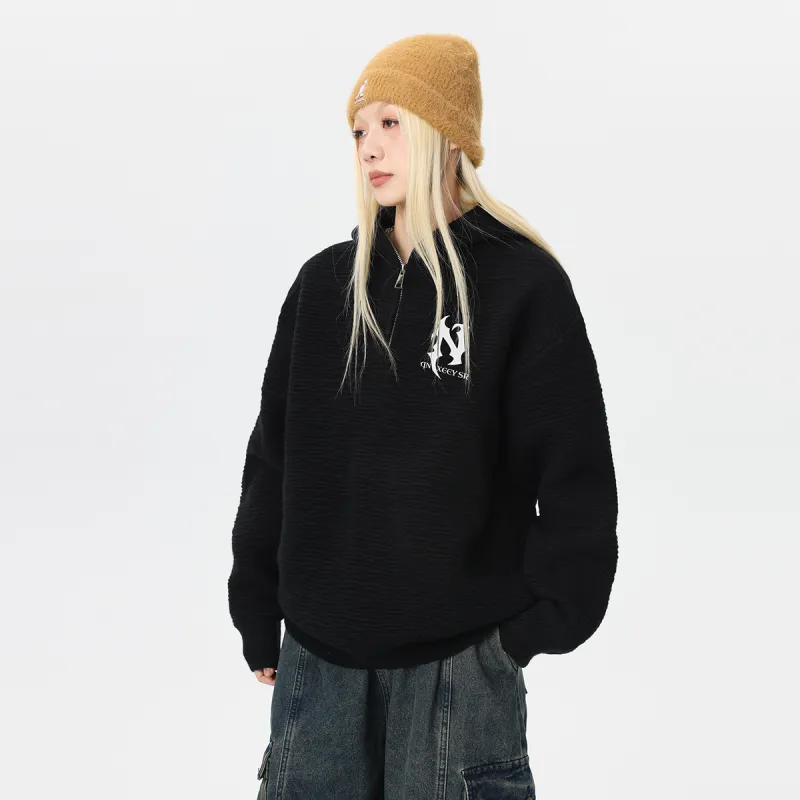 Qnxeey Sweaters Unisex-5