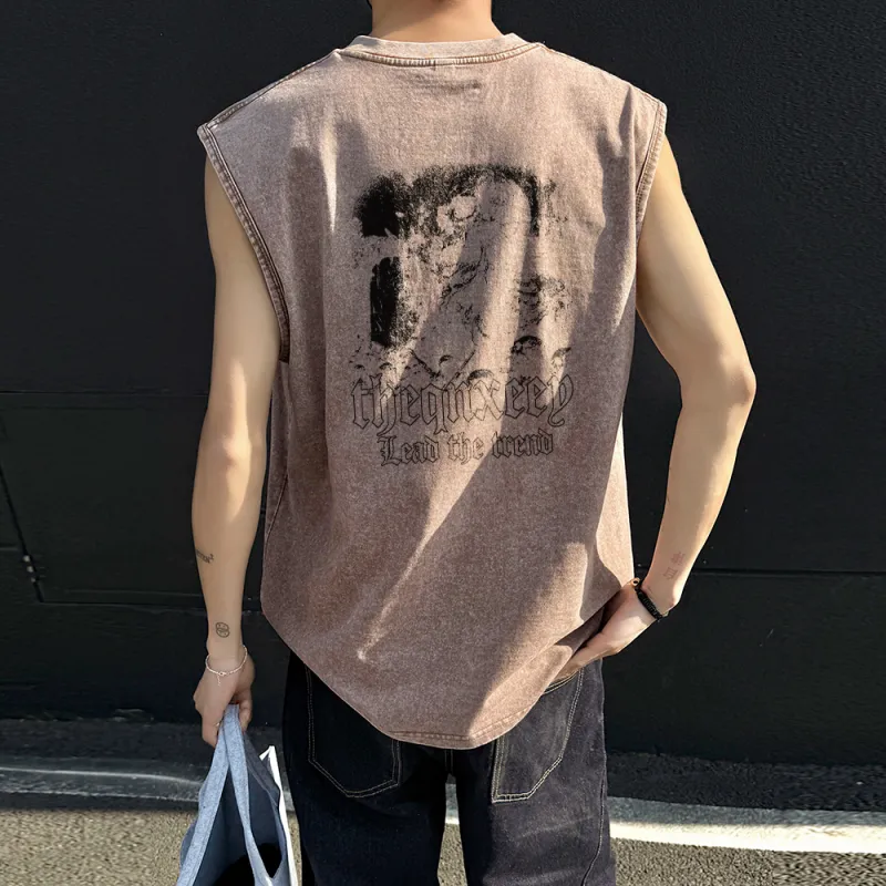 Qnxeey Tank Tops Unisex-23