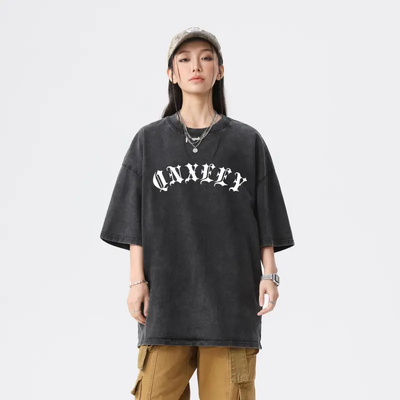 Qnxeey T Shirts Unisex-5