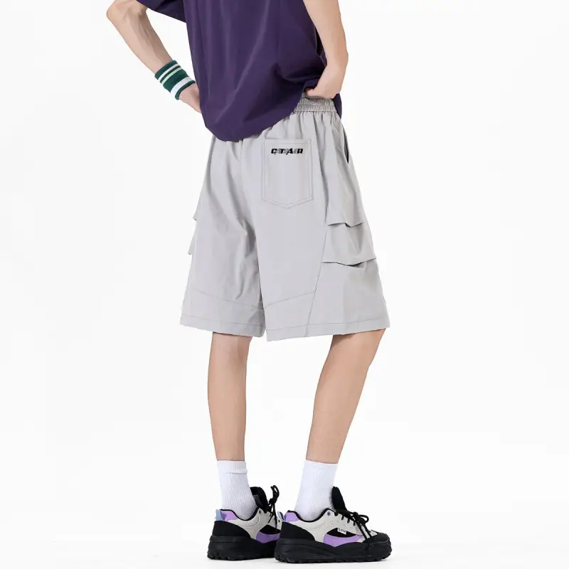 Qnxeey Casual Shorts Unisex-17